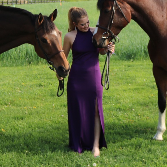 Long Purple Prom Dress. Make offer! - Picture 2 of 3